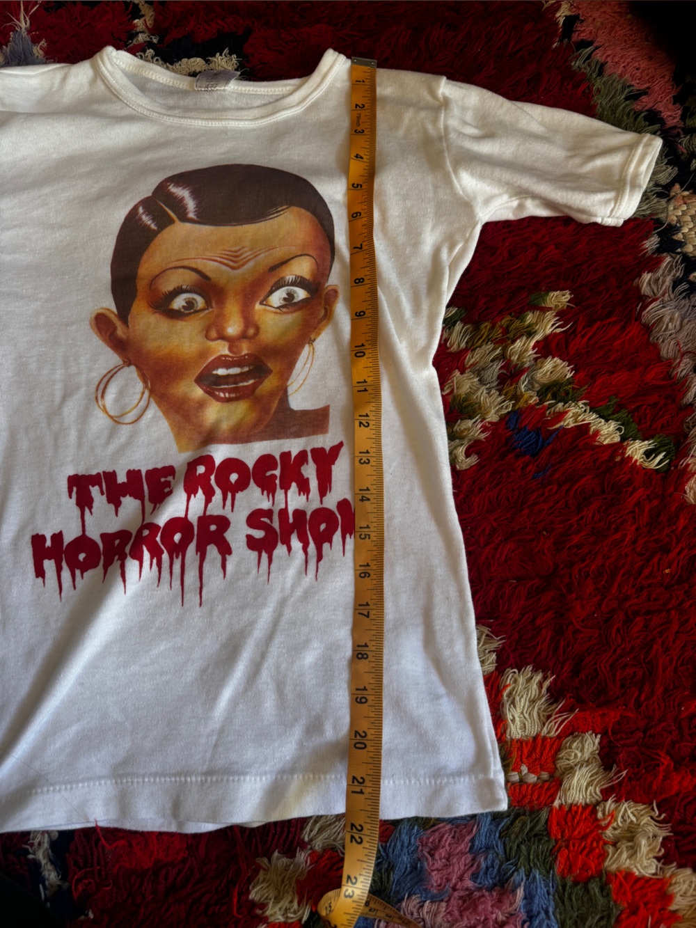 70s Vintage Rocky Horror Stage Production T Size SM - Picture 7 of 7